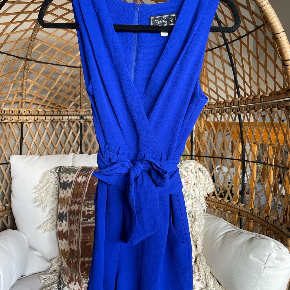 Royal blue Romper